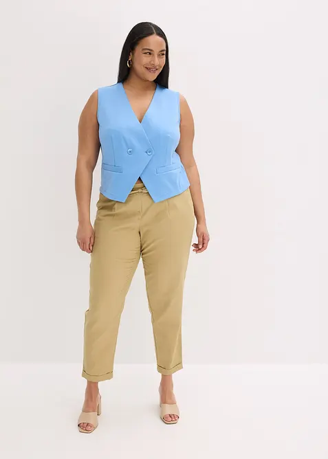 Kost&yacute;mkov&aacute; vesta z žerzeje, bonprix