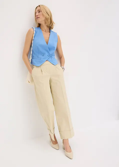 Kost&yacute;mkov&aacute; vesta z žerzeje, bonprix