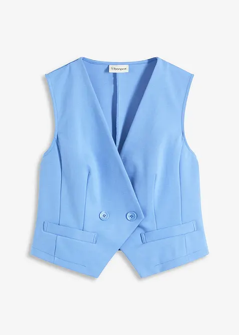 Kost&yacute;mkov&aacute; vesta z žerzeje, bonprix