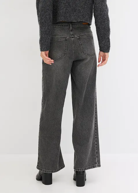 Dž&iacute;ny Wide Leg, Mid Waist, bonprix