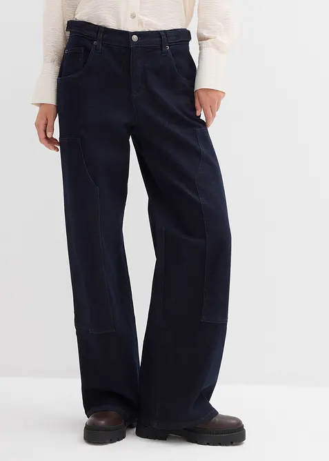 Dž&iacute;ny Wide Leg, Mid Waist, bonprix