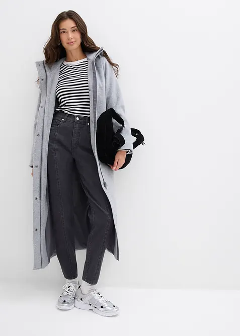 Strečov&eacute; Mom dž&iacute;ny, High Waist, bonprix