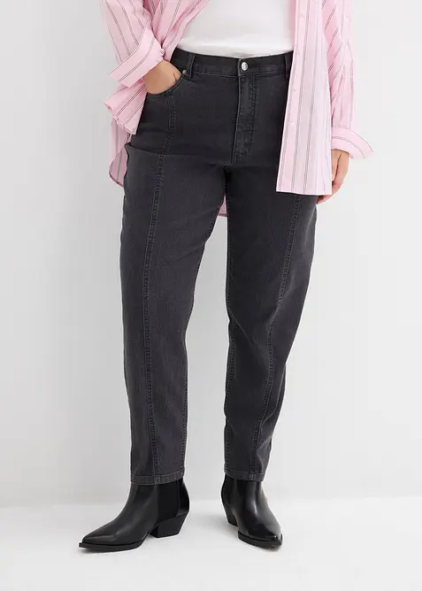 Strečov&eacute; Mom dž&iacute;ny, High Waist, bonprix