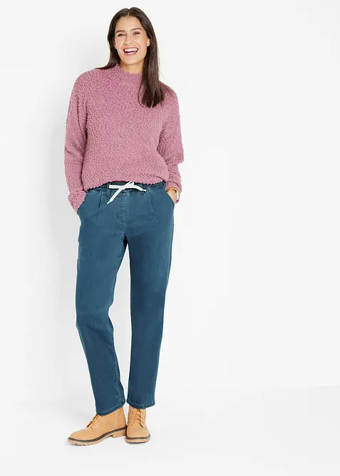 Termo dž&iacute;ny s pohodlnou pasovkou, bonprix