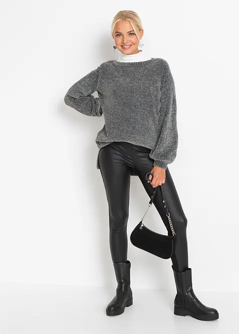 Žinylkov&yacute; dlouh&yacute; svetr, bonprix