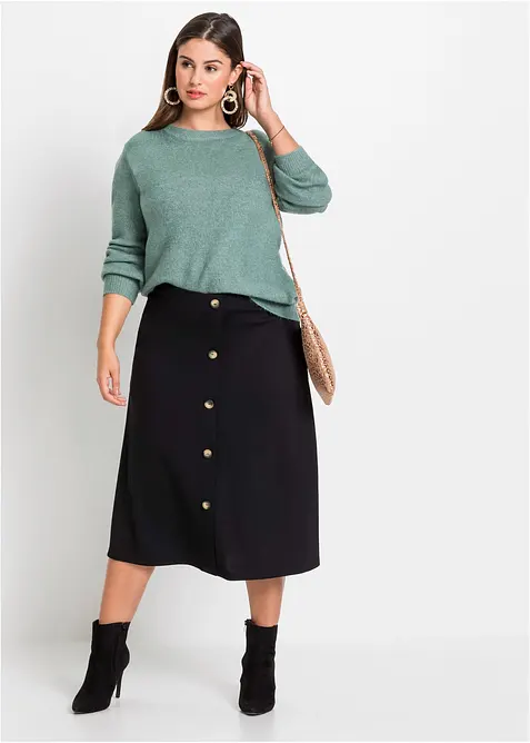 Svetr s bal&oacute;nov&yacute;mi ruk&aacute;vy, bonprix