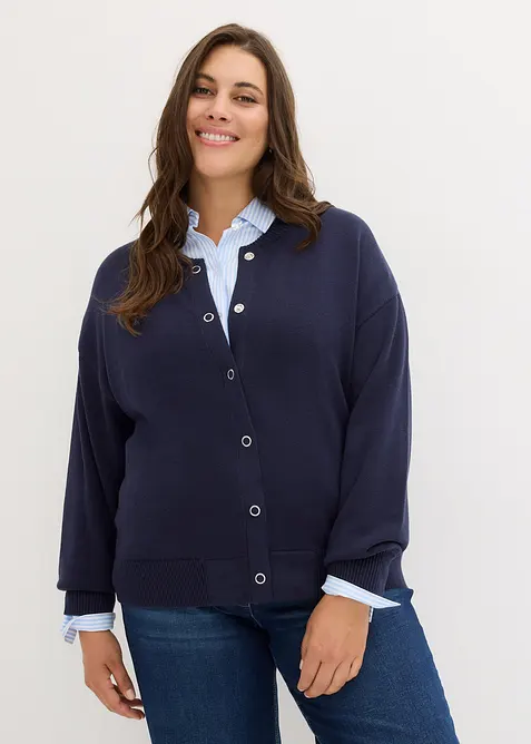 Pleten&yacute; kab&aacute;tek z čist&eacute; bavlny, bonprix