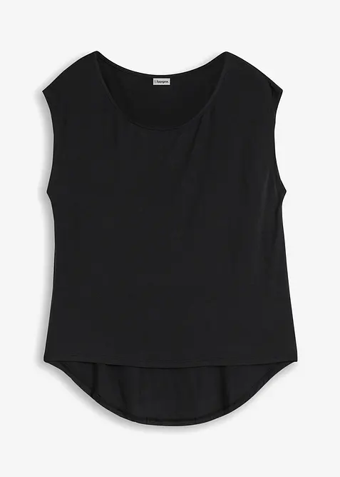 Tričko z visk&oacute;zov&eacute; směsi, bonprix