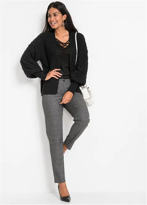 Pleten&yacute; ažurov&yacute; kab&aacute;tek, bonprix