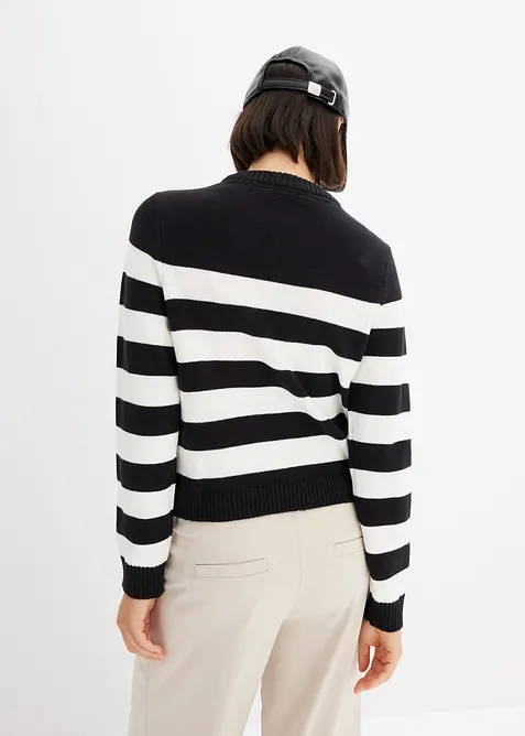 Pruhovan&yacute; svetr, bonprix