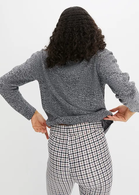 Svetr s kulat&yacute;m v&yacute;střihem, bonprix