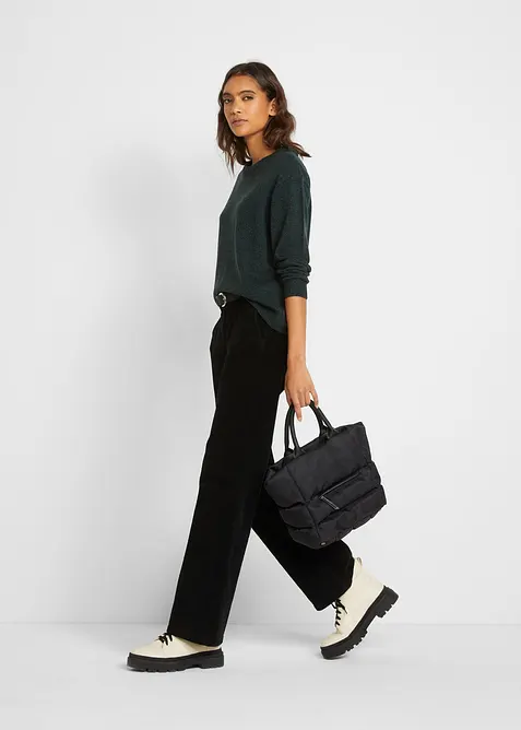 Svetr s kulat&yacute;m v&yacute;střihem, bonprix