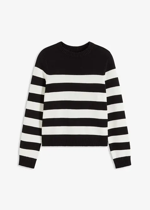 Pruhovan&yacute; svetr, bonprix