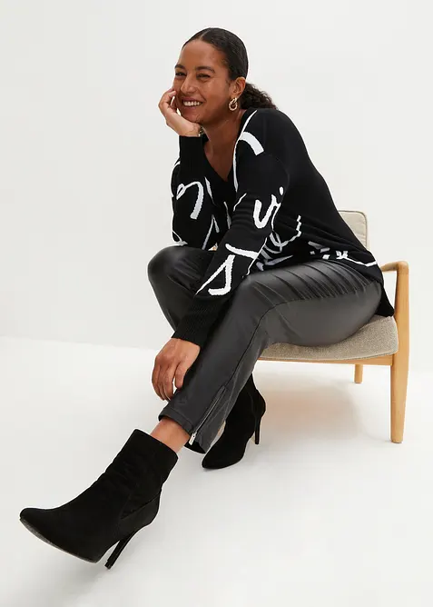 Svetr s n&aacute;pisem, bonprix