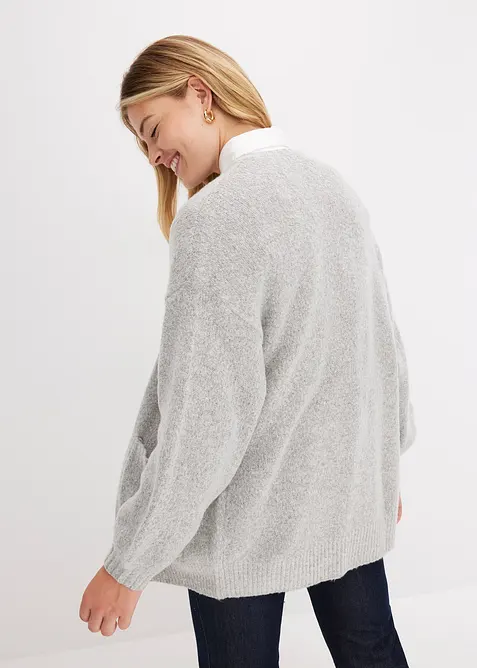 Pleten&yacute; kab&aacute;tek Oversize, bonprix