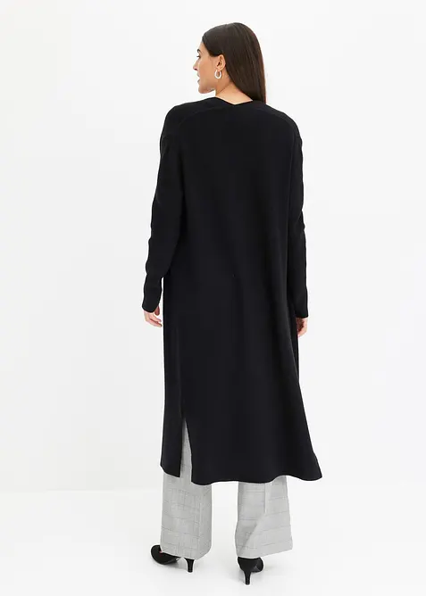 Dlouh&yacute; pleten&yacute; kab&aacute;tek s visk&oacute;zou, bonprix