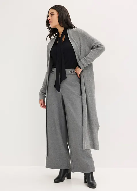 Dlouh&yacute; pleten&yacute; kab&aacute;tek s visk&oacute;zou, bonprix