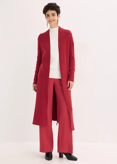 Dlouh&yacute; pleten&yacute; kab&aacute;tek s visk&oacute;zou, bonprix