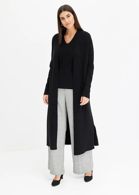 Dlouh&yacute; pleten&yacute; kab&aacute;tek s visk&oacute;zou, bonprix