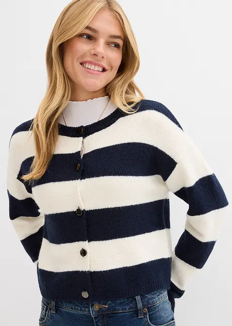 Kr&aacute;tk&yacute; kab&aacute;tek z jemn&eacute; pleteniny, bonprix