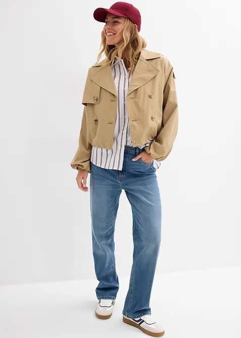 Kr&aacute;tk&aacute; trenčkotov&aacute; bunda, bonprix