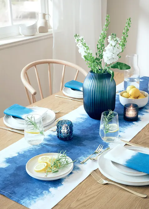 Běhoun na stůl z organick&eacute; bavlny, bonprix