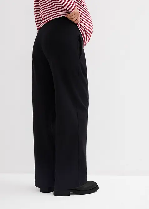 Těhotensk&eacute; kalhoty 2 v 1, nastaviteln&yacute; p&aacute;s přes bř&iacute;&scaron;ko, bonprix