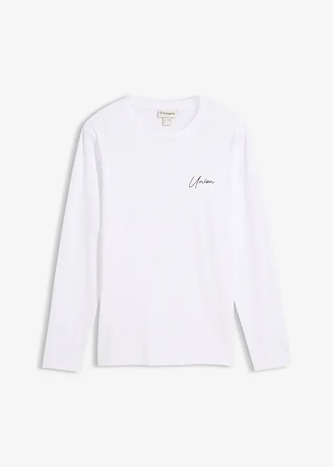 Tričko s dlouh&yacute;m ruk&aacute;vem a strečem, Slim Fit, bonprix