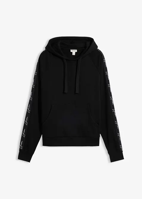 Mikina s kapuc&iacute;, z čist&eacute; organick&eacute; bavlny, Loose Fit, bonprix