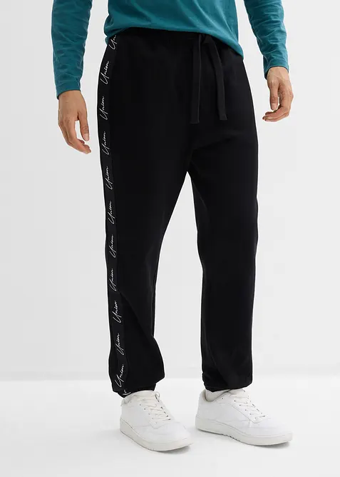 Joggingov&eacute; kalhoty z čist&eacute; organick&eacute; bavlny, Loose Fit, bonprix