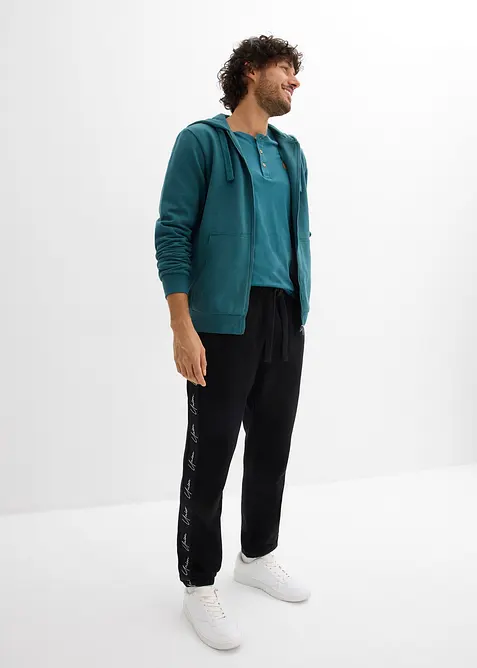 Joggingov&eacute; kalhoty z čist&eacute; organick&eacute; bavlny, Loose Fit, bonprix