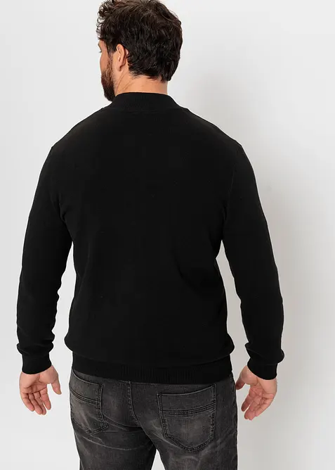 Svetr na zap&iacute;n&aacute;n&iacute;, s recyklovanou bavlnou, bonprix