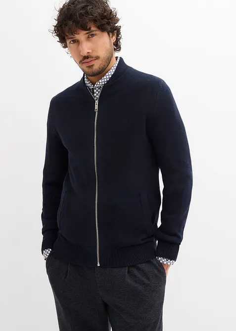 Svetr na zap&iacute;n&aacute;n&iacute;, s recyklovanou bavlnou, bonprix