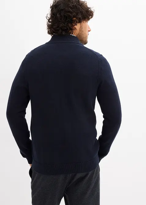 Svetr na zap&iacute;n&aacute;n&iacute;, s recyklovanou bavlnou, bonprix