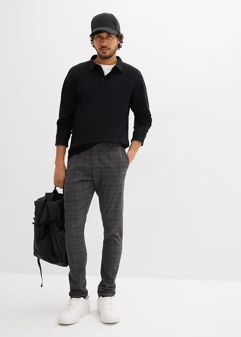 Strečov&eacute; oblekov&eacute; kalhoty s recyklovan&yacute;m polyesterem, bonprix