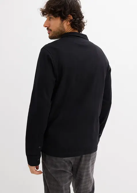 P&oacute;lo tričko s dlouh&yacute;m ruk&aacute;vem, z velmi měkk&eacute; bavlny, Slim Fit, bonprix