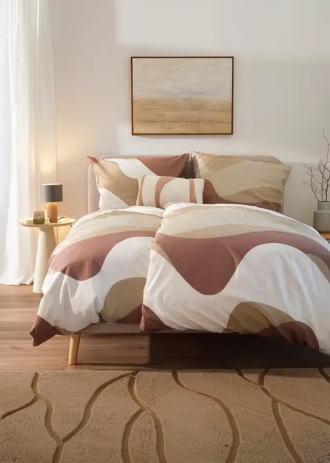 Souprava povlečen&iacute; s grafick&yacute;m designem, bonprix