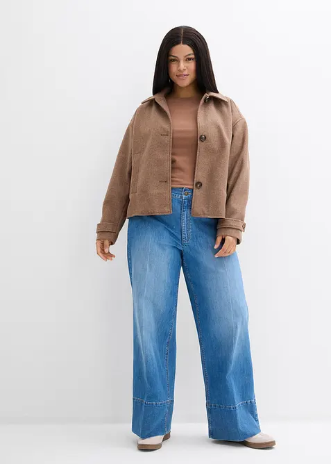 Dž&iacute;ny Wide Leg, High Waist, bonprix