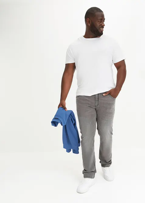 Strečov&eacute; dž&iacute;ny Slim Fit, Straight, bonprix