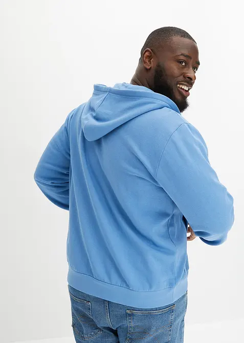 Mikina s kapuc&iacute; a zipem, bonprix