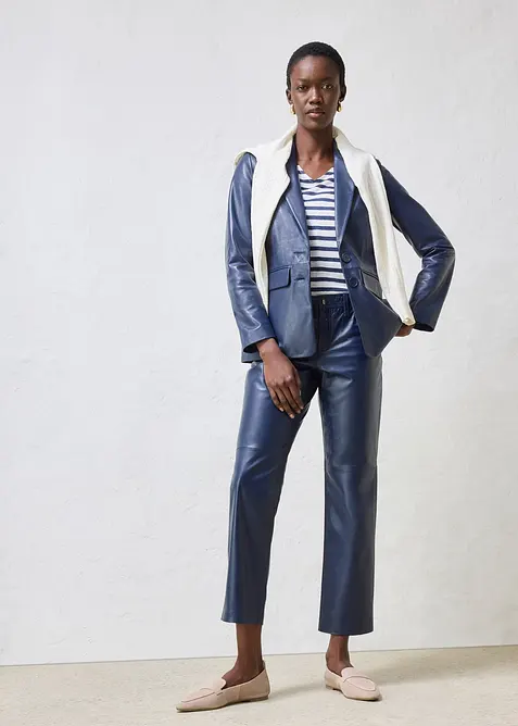 Blejzr z jehněč&iacute; kůže nappa, bonprix