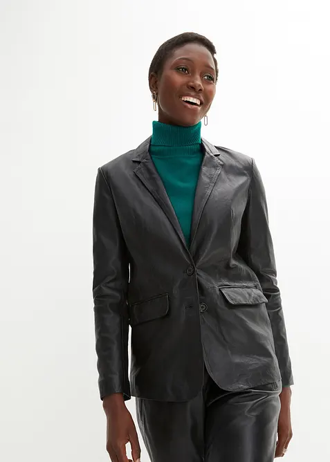 Blejzr z jehněč&iacute; kůže nappa, bonprix