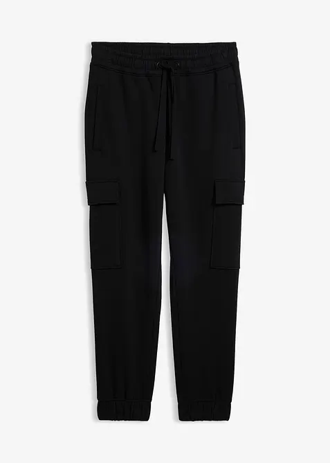 Joggingov&eacute; kalhoty s cargo kapsami, Loose Fit, bonprix