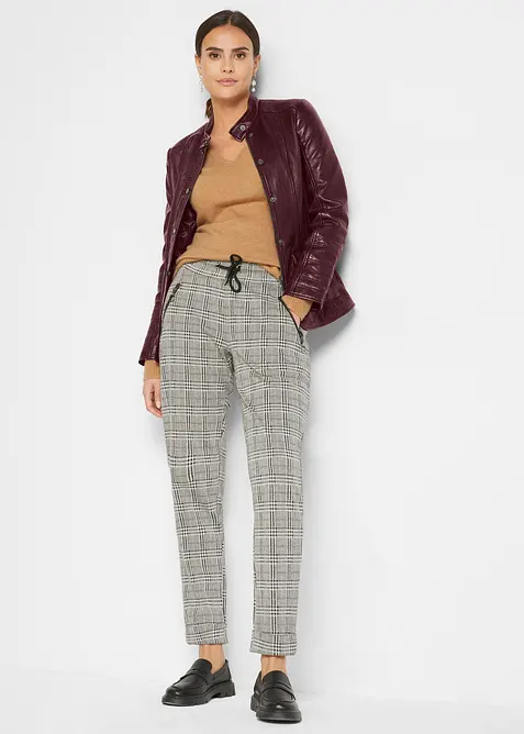 Kožen&aacute; bunda z napa jehnětiny, bonprix