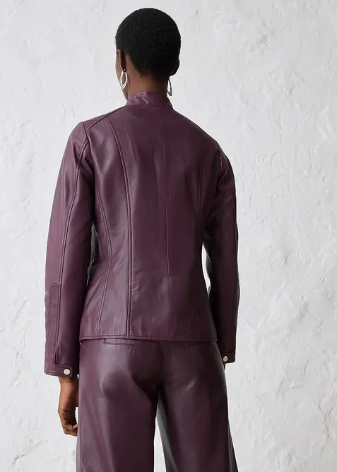 Kožen&aacute; bunda z napa jehnětiny, bonprix