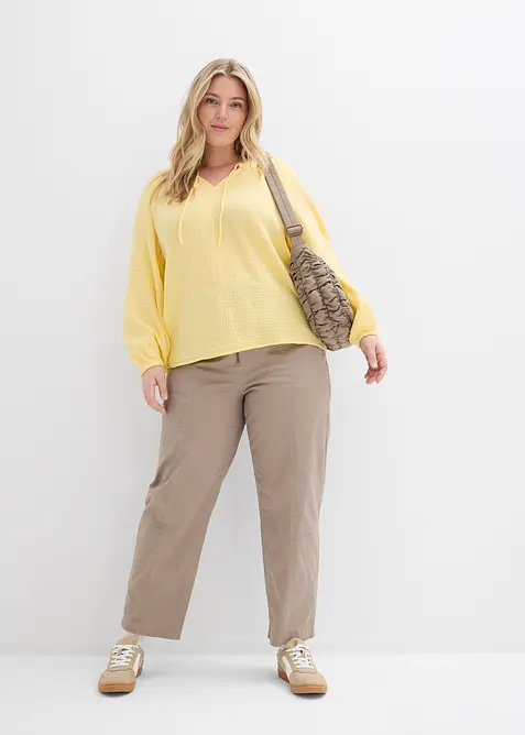 Halenka přes hlavu, ze vzdu&scaron;n&eacute;ho mu&scaron;el&iacute;nu, bonprix