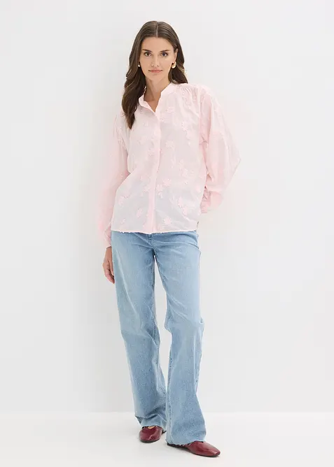 Halenka bez zap&iacute;n&aacute;n&iacute;, z čist&eacute; bavlny, bonprix