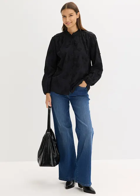 Halenka bez zap&iacute;n&aacute;n&iacute;, z čist&eacute; bavlny, bonprix