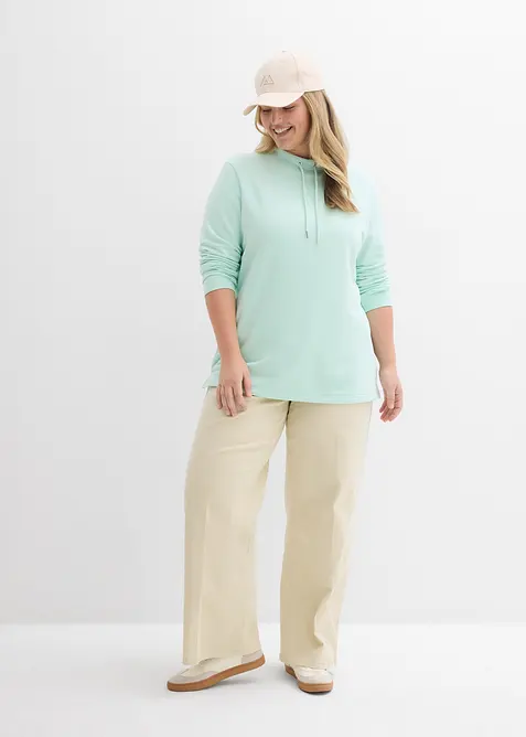 Mikina s rozparkem, bonprix