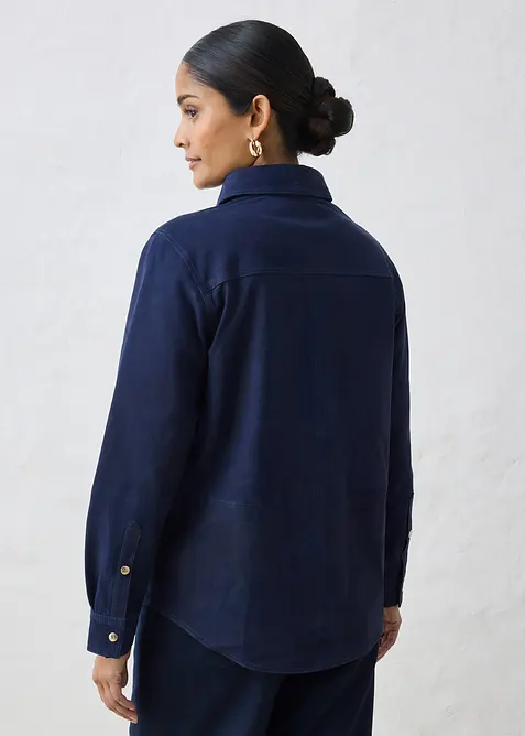 Kožen&aacute; ko&scaron;ile z velurov&eacute; kůže, bonprix